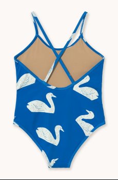 Детский слитный купальник Tinycottons BIG SWANS SWIMSUIT
