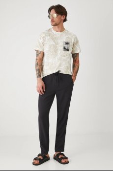 Брюки с примесью льна Medicine