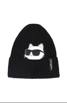 Детская хлопковая шапочка и шарф Karl Lagerfeld