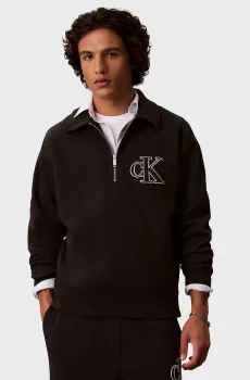 Мужское черное поло DOUBLE Черный L Calvin Klein Jeans LV04RH216G
