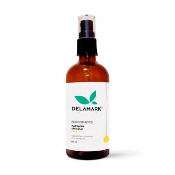 Гидрофильное оливковое масло для душа Delamark Hydrophilic Shower Olive Oil, 100 мл