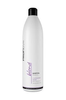 Шампунь Profi Style Blond Shampoo с сатиновым маслом для блондированых волос, 1 л