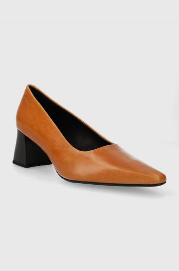Кожаные туфли Vagabond Shoemakers ALTEA цвет коричневый каблук кирпичик 5740.001.22 Кожаные туфли Vagabond Shoemakers ALTEA цвет коричневый каблук кирпичик 5740.001.22