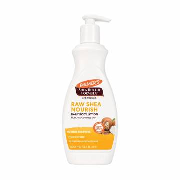 Увлажняющий лосьон для тела Palmers Raw Shea Body Lotion с маслом ши, 400 мл Увлажняющий лосьон для тела Palmers Raw Shea Body Lotion с маслом ши, 400 мл