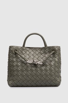 Зеленая кожаная сумка Andiamo