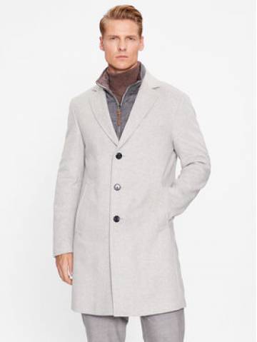 JOOP! Вовняне пальто 30037691 Сірий Regular Fit JOOP! Вовняне пальто 30037691 Сірий Regular Fit