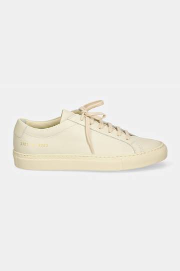 Кожаные кроссовки Common Projects Original Achilles Low цвет бежевый 3701 Кожаные кроссовки Common Projects Original Achilles Low цвет бежевый 3701