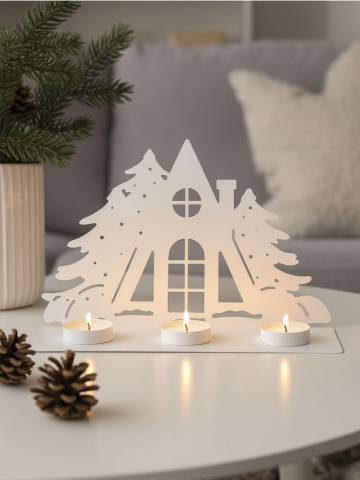 Свічник - білий