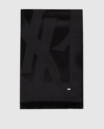 Черный палантин CASSANDRE из шерсти