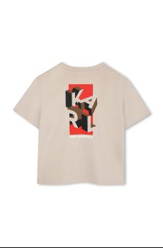Детская хлопковая футболка Karl Lagerfeld