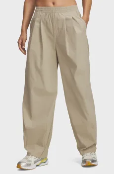 Женские бежевые спортивные брюки UA Unstoppable Wvn Pant Бежевый XS Under Armour 6007027-299