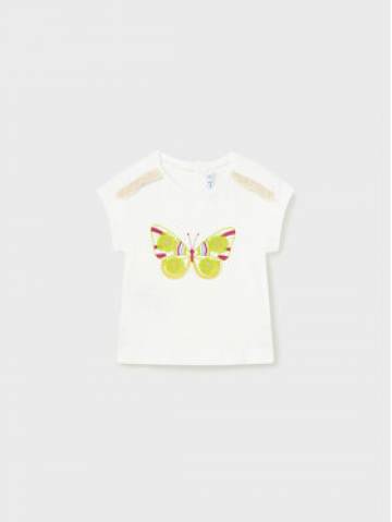 Mayoral Футболка 1008 Бежевий Regular Fit Mayoral Футболка 1008 Бежевий Regular Fit