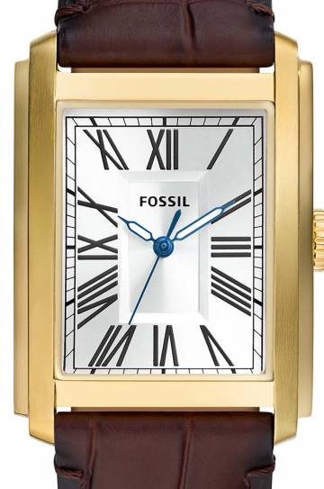 Часы Fossil мужской цвет золотой