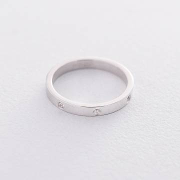 Золотое кольцо с фианитами к02950 Золотое кольцо с фианитами к02950