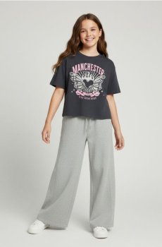 Широкі спортивні штани - сірий