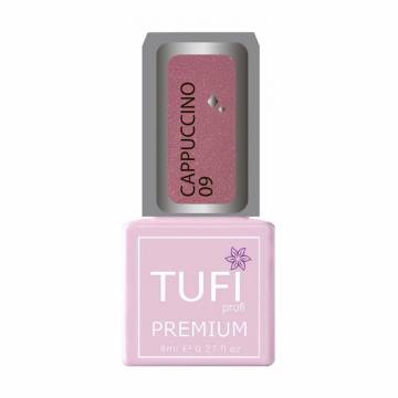 Гель-лак для ногтей Tufi profi Premium Cappuccino 09 Тициановый с золотом, 8 мл Гель-лак для ногтей Tufi profi Premium Cappuccino 09 Тициановый с золотом, 8 мл