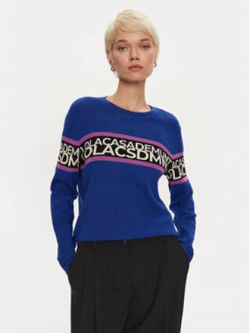 lola_casademunt Светр LF2411020 Голубий Regular Fit lola_casademunt Светр LF2411020 Голубий Regular Fit