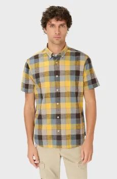 Мужская рубашка в клетку Разноцветный M Camel Active 409261-7S61-64