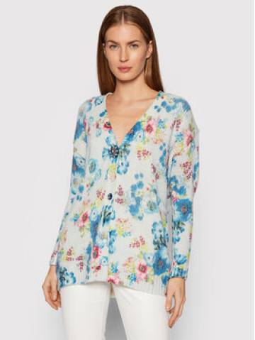 Blugirl Blumarine Кардиган RH1104-MAB00 Голубий Regular Fit Blugirl Blumarine Кардиган RH1104-MAB00 Голубий Regular Fit