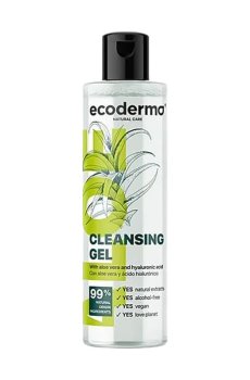 Гель для умывания Ecoderma Biphase Make-Up Remover с алоэ вера и гиалуроновой кислотой, 200 мл