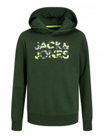 Jack&Jones Junior Світшот 12237172 Зелений Regular Fit Jack&Jones Junior Світшот 12237172 Зелений Regular Fit