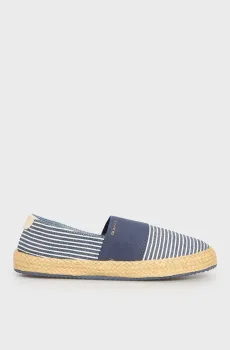 Женские синие эспадрильи в полоску Raffiaville Синий 39 Gant 30568944