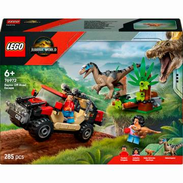 Конструктор LEGO Jurassic World Втеча по бездоріжжю від раптора (76972) Конструктор LEGO Jurassic World Втеча по бездоріжжю від раптора (76972)