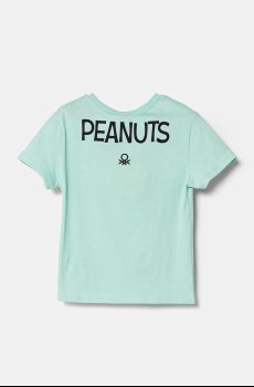 Детская хлопковая футболка United Colors of Benetton