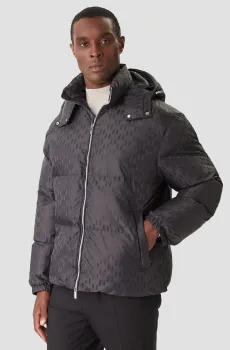 Мужская черная куртка с узором Черный 50 Karl Lagerfeld 554504.505016;990