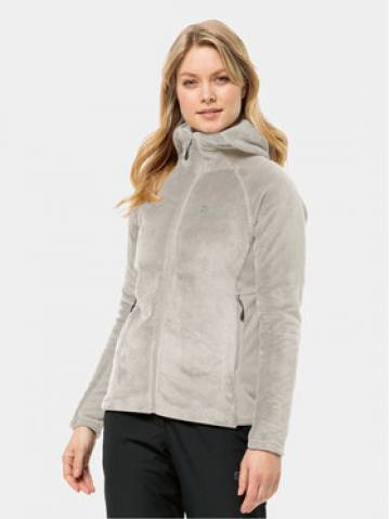 Jack Wolfskin Флісовий реглан Rotwand Hooded Fz 1710742 Сірий Regular Fit Jack Wolfskin Флісовий реглан Rotwand Hooded Fz 1710742 Сірий Regular Fit