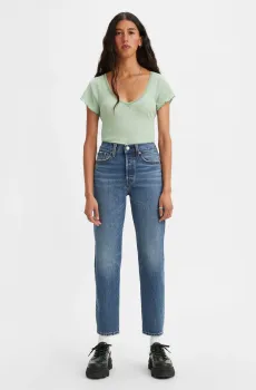 Женские синие джинсы Wedgie Straight Синий 30-26 Levi’s® 34964;0192