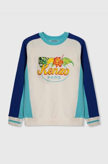 Детская хлопковая кофта Kenzo Kids узор Детская хлопковая кофта Kenzo Kids узор