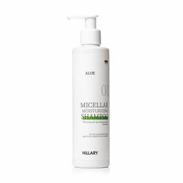 Мицеллярный увлажняющий шампунь Hillary Aloe Micellar Moisturizing Shampoo для сухой и чувствительной кожи головы, 250 мл Мицеллярный увлажняющий шампунь Hillary Aloe Micellar Moisturizing Shampoo для сухой и чувствительной кожи головы, 250 мл