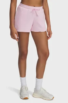 Женские розовые шорты UA Rival Terry Short Розовый L Under Armour 1389657-647