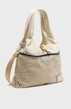 Женская бежевая сумка Бежевый ONESIZE Bimba Y Lola 251BBIJ8C.10644