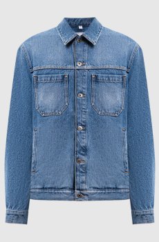 Синяя джинсовая куртка
