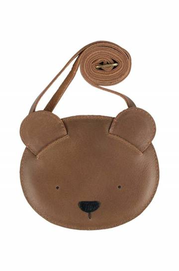 Детская кожаная сумочка Donsje Britta Classic Purse Bear цвет коричневый 5001001 Детская кожаная сумочка Donsje Britta Classic Purse Bear цвет коричневый 5001001