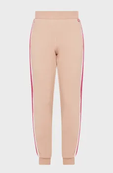 Женские пудровые спортивные брюки 4G JOGGER Розовый S Guess V3YB20.KBV71