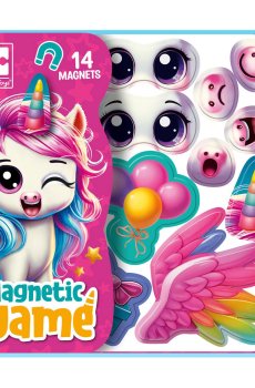 Развивающая магнитная игра Vladi Toys Эмоции Единорожки, от 3 лет, 14 деталей (VT3220-01)