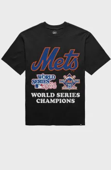 Черная футболка 86 METS FOUNDATION NEW YORK ME (унисекс) Черный M 47Brand 15126310