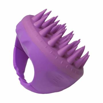 Щетка-массажер для кожи головы Cosmo Shop с эргономичной ручкой, фиолетовая, 8.5*7.7*3 см, 1 шт (CS039V) Щетка-массажер для кожи головы Cosmo Shop с эргономичной ручкой, фиолетовая, 8.5*7.7*3 см, 1 шт (CS039V)