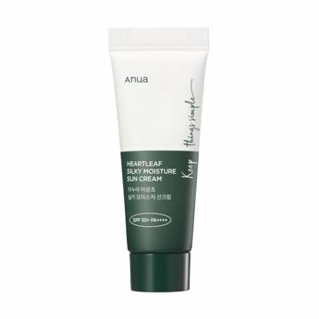 Солнцезащитный крем для лица Anua Heartleaf Silky Moisture Sun Cream SPF 50+ PA++++, 10 мл Солнцезащитный крем для лица Anua Heartleaf Silky Moisture Sun Cream SPF 50+ PA++++, 10 мл