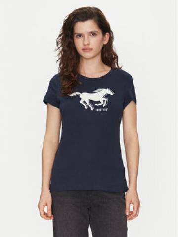 Mustang Футболка Loa 1016136 Cиній Slim Fit Mustang Футболка Loa 1016136 Cиній Slim Fit