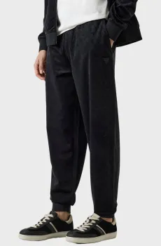 Мужские черные спортивные брюки с узором Черный S Guess Z6RB14.KD612;PJ69