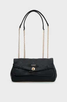 Женская черная сумка ELLA Черный ONESIZE Guess HWPD9746210