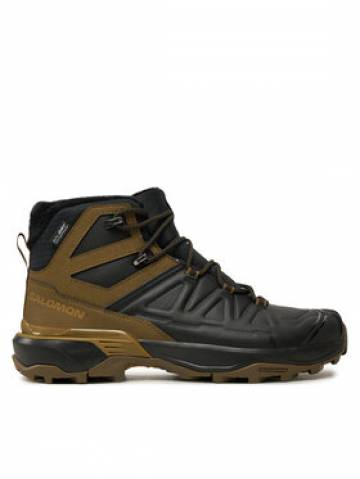 Salomon Трекінгові черевики X Ultra Snowpilot Waterproof L47585700 Чорний Salomon Трекінгові черевики X Ultra Snowpilot Waterproof L47585700 Чорний