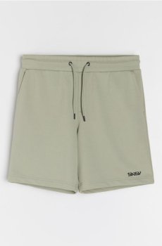 Бавовняні шорти - блідо-зелений