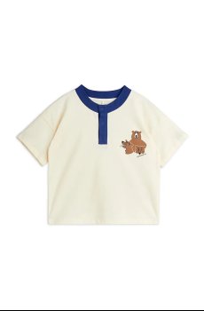 Детская хлопковая футболка Mini Rodini Camp Rodini