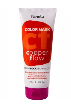 Питательная тонирующая маска для волос Fanola Color Mask Copper Flow, 200 мл