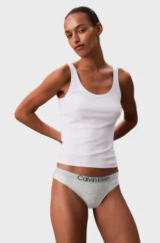 Женские серые трусики BIKINI Серый L Calvin Klein LV00QD5291